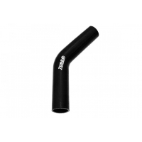 [45°-os szilikon könyök TurboWorks fekete 10mm XL]