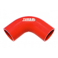 [TurboWorks piros szilikon könyök 90° 15mm]