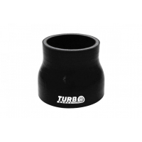[TurboWorks fekete szilikon egyenes redukció 45-51mm]