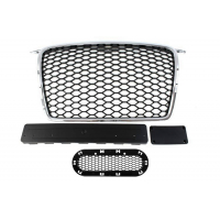 [Grill Audi A3 8P RS-Style króm-fekete 05-09]
