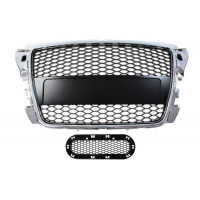 [Grill Audi A3 8P RS-Style króm-fekete 07-12]