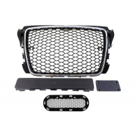 [Grill Audi A3 8P RS-Style króm-fekete 09-12 PDC]