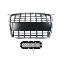 [Grill Audi A3 8P S8-Style króm-fekete 05-09]
