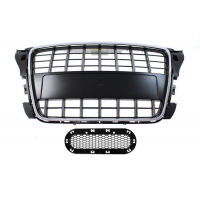 [Grill Audi A3 8P S8-Style króm-fekete 09-12]