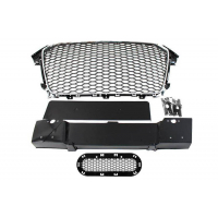 [Grill Audi A4 B8 RS-Style króm-fekete 12-15]