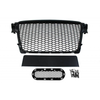 [Grill Audi A4 B8 RS-Style Gloss Black 08-12 PDC]