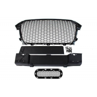 [Grill Audi A4 B8 RS-Style Gloss Black 12-15 PDC]