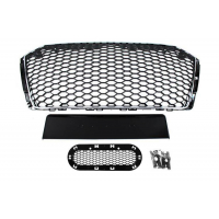 [Grill Audi A4 B9 RS-Style Chrome 2016+ PDC]