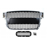 [Grill Audi A5 8T RS-Style króm-fekete 07-10 PDC]