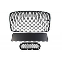 [Grill Audi A5 8T RS-Style króm-fekete 13-16]