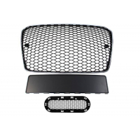 [Grill Audi A5 8T RS-Style króm-fekete 13-16 PDC]