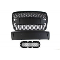 [Grill Audi A6 C6 RS-Style fényes fekete 04-09]