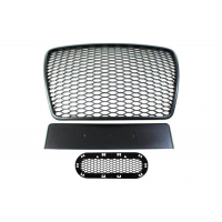 [Grill Audi A6 C6 RS-Style fényes fekete 09-11]
