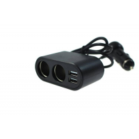 [Autós töltő tápegység 12-24V + 2xUSB 2.1A]