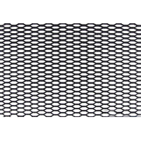 [ABS hálós grill Mézes fésű Fekete 120x40cm]