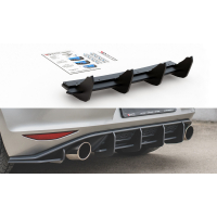 [Racing Durability Rear Diffuser V.1 VW Golf 7 GTI - Black]