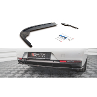 [Central Rear Splitter (with vertical bars) Peugeot 508 GT-Line Mk2 - Gloss Black]