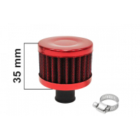 [Crankcase Breather Filter 12mm Red]