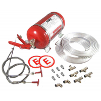 [Fire extinguishing system RRS ECOFIREX FIA Mechanical 4,25l complete kit]