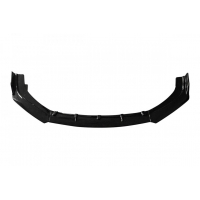[Universal Car Front Bumper Lip Spoiler (3 pcs) Gloss Black]