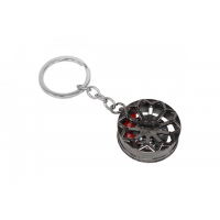 [Keychain wheel custom with caliper Black]