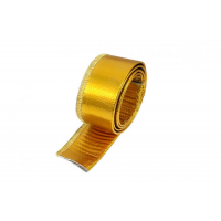 [TurboWorks Heat resistance hose cover 12mm x 1m Gold]