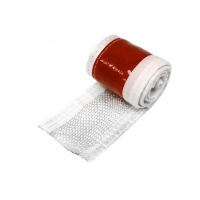 [TurboWorks Heat resistance hose cover 35mm x 1m Red]