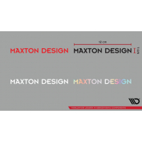 [Maxton Sticker Red 03 Sticker The inscription Without a Signet Logo 12x1 cm red]