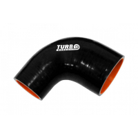 [Szilikon redukciós könyök 90° TurboWorks Pro Fekete 63-102mm]