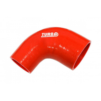 [TurboWorks piros szilikon redukciós könyök 90° 70-102mm]