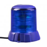 [Robusztus kék LED jelzőfény, kék alumínium, 96W, ECE R65]