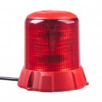 [Robusztus piros LED jelzőfény, piros alumínium, 96W, ECE R65]