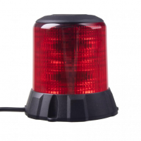 [Robusztus piros LED jelzőfény, fekete alumínium, 96W, ECE R65]