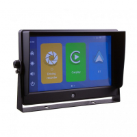 [10"-os AHD monitor négyszögletes és 4x4PIN bemenettel, DVR, Apple CarPlay, Android auto, Bluetooth]