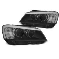[Fényszórók Angel Eyes Led Fekete Bmw X3 F25 10-07.14]
