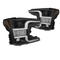[Fényszórók Tube light Black Ford F150 Mk13 17-20]