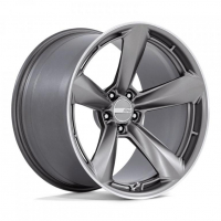 [AMERICAN RACING 439.2 - MATTE ANTHRACITE W/ MACHINED LIP]