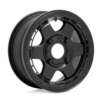[FUEL UTV 434.4 - MATTE BLACK W/ BLACK RING]