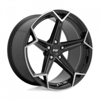 [NICHE N259 ARROW - GLOSS BLACK BRUSHED]