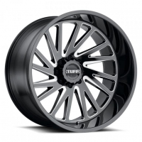 [TUFF 460.8 - GLOSS BLACK W/ MILLED SPOKES]