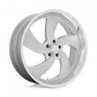 [US MAG U134 DESPERADO - SILVER BRUSHED FACE MILLED DIAMOND CUT LIP]