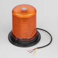 [LED jelzőfény 12-24V 128LED narancssárga, fix rögzítés, 154x149mm]