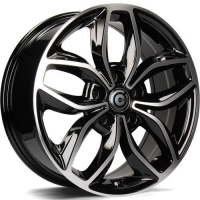 [CARBONADO FLOWER - BLACK FRONT POLISHED]