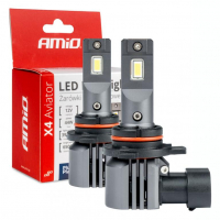[LED fényszórók X4-sorozat AVIATOR HIR2 6500K max 44W AMIO-03768]