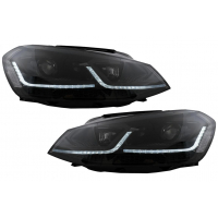 [LED svetlomety vhodné pre VW Golf 7 VII (2012-2017) Facelift G7.5 R Line Design so sekvenčnými dynamickými natáčacími svetlami]