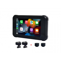 [5"-es motorkerékpár monitor Apple CarPlay, Android auto, Bluetooth, USB, micro SD, TPMS-vel]