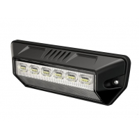 [PREDATOR narancssárga 6x2W + munkalámpa, 12-24V, fekete]