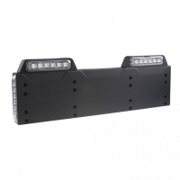 [4x PREDATOR 6x4W LED pod SPZ, 12-24V, modrý, ECE R65]