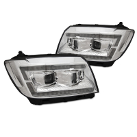 [Led Fényszórók csőlámpák króm Drl Seq Vw Crafter ll 2017-hez]