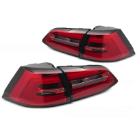 [Led hátsó lámpák piros fehér Seq Vw Golf 7 17-19 Sw]